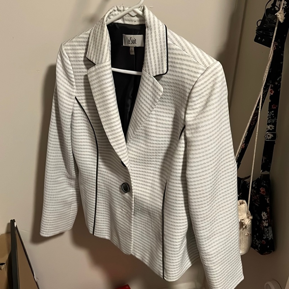 White button up jacket
